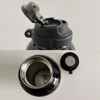 Gourde Sportive 420 ml à Ouverture Facile à Une Main, en Acier Inoxydable 316, Anti-Fuite à 360°, avec Sangle Personnalisée pour Activités de Plein Air, ODM