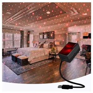 Star Sky Licht Projector Usb Star Night Light Projector Voor Kinderkamer Sound Activated Voor Kamer En Party