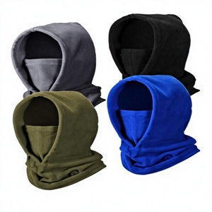 Masque facial balaclava unisexe 100% polyester pour adulte, 56-58 cm, multicolores, avec capuche et cache-cou - Product Image 1