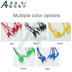 Kosta - Juego de 5 cables de prueba retráctiles de seguridad con conector tipo banana de 4 mm, cables de prueba para multímetro, herramientas de prueba eléctrica, 25/50/100 cm - Product Image 5