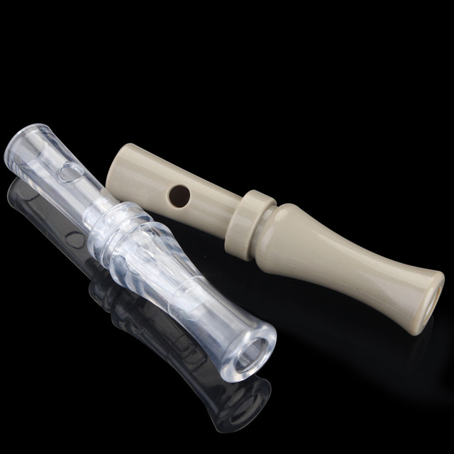 Outdoor Hunting Plastic Bionic Duck Whistle Shooting Tactical Equipment Transparent Lure Cross Border