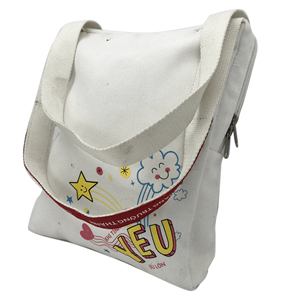 Precio barato Promoción Regalo Logotipo personalizado y tamaño Tela fina Lona de algodón Bolsa de mano con cremallera Ecológica de Vietnam - Product Image 2