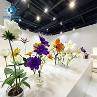 Décoration florale lumineuse en papier fait main Anpu pour événements