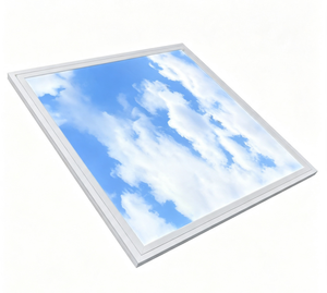 Panel de Luz LED 600*600 300X1200, Panel de Luz con Diseño de Cielo y Nubes para Techo, Simulación de Claraboya para Espacios de 2x2 pies - Product Image 1