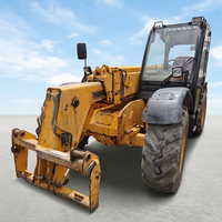 Chariot télescopique d'occasion JCB535, capacité 3500 kg, portée 9,5 mètres, chariot élévateur à grande portée, engin de construction