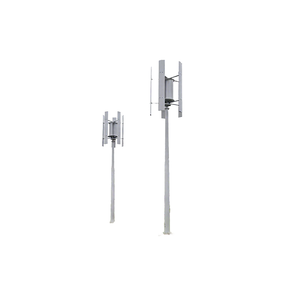 เครื่องกำเนิดไฟฟ้าพลังงานลมแบบแกนตั้ง ALLRUN ARVAWTH-5KW 10KW สำหรับใช้ในบ้าน ระบบไฮบริด พร้อมใบพัดไฟเบอร์กลาสเสริมแรง และตัวควบคุม MPPT/PWM - Product Image 5