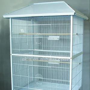 Cage pour animaux de compagnie perroquet Grande Cage à Oiseaux En Métal