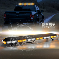 Barre lumineuse longue à 180 LED, état neuf, lumière clignotante d'avertissement rouge, bleue, blanche, ambre pour voiture, camion, lumière de toit