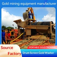 Machine de lavage et de séparation de l'or portable, montée sur camion, avec moteur diesel, capacité 3000 kg, pour la prospection et le lavage du sable, équipement de tamisage à tambour pour l'or, fabriqué en Chine