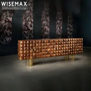 WISEMAX FURNITURE高級家庭用家具ホテルのリビングルーム用木製キャビネットホールウェイサイドボード