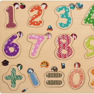 Rompecabezas de números 3D de madera personalizado al por mayor juguete educativo para aprendizaje temprano, OEM/ODM disponible - Product Image 1