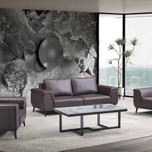 Ensemble de canapés de <span class=keywords><strong>réception</strong></span> pour bureau de direction au design moderne, multifonctionnel pour la maison, le bureau et les hôpitaux, couverture en cuir, hall d'appartement - Product Image 1