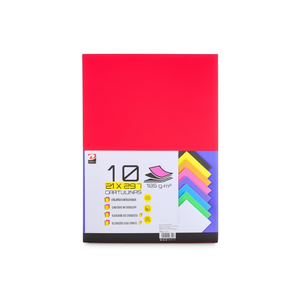 Cartoncino Colorato A4 180g Colori Misti 10 Fogli Confezione da 6 Carta per Lavori Creativi - Product Image 2