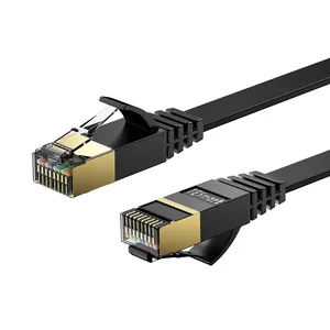 Giá Rẻ Giá Phẳng 10Gbps 600Mhz RJ45 Lan FTP Mèo 7 Cáp Ethernet