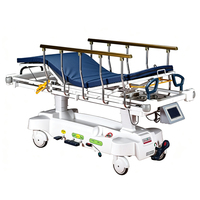 Chariot de transport d'urgence pour patients, civière de transfert réglable pour mobilier hospitalier