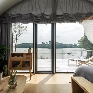 Tende a Campana di Lusso Impermeabili per Glamping sulla Spiaggia con Bagno per Hotel e Resort all'Aperto - Product Image 2