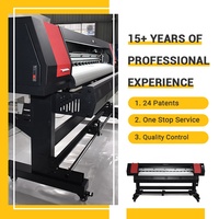 Imprimante Éco-Solvant d'Usine 1.8m 1.9m XP600 I3200 DX5 Grande Format pour Signalisation Extérieure Bâche PVC Maille Machine d'Impression de Bannières