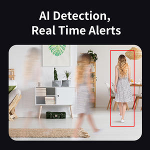 Cámara de Vigilancia Inteligente Personalizada con Doble Vista, 1080P, Inalámbrica, Visión Nocturna Interior, con Función de Alarma para Seguridad del Hogar - Product Image 5