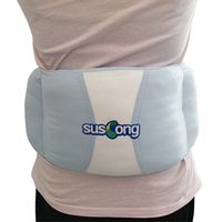 Coussin de soutien lombaire respirant et doux pour le sommeil, coussin chauffant pour le dos et les côtés