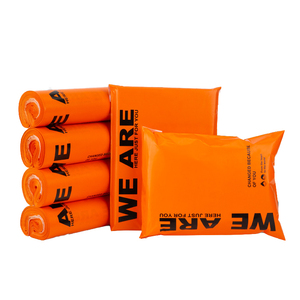 Wholesale Orange Eco-friendly Shipping Mailer Bags Self Adhesive Custom Logo <b>Plastic</b> Courier Mailing Bags for Small Business - Product Image 4