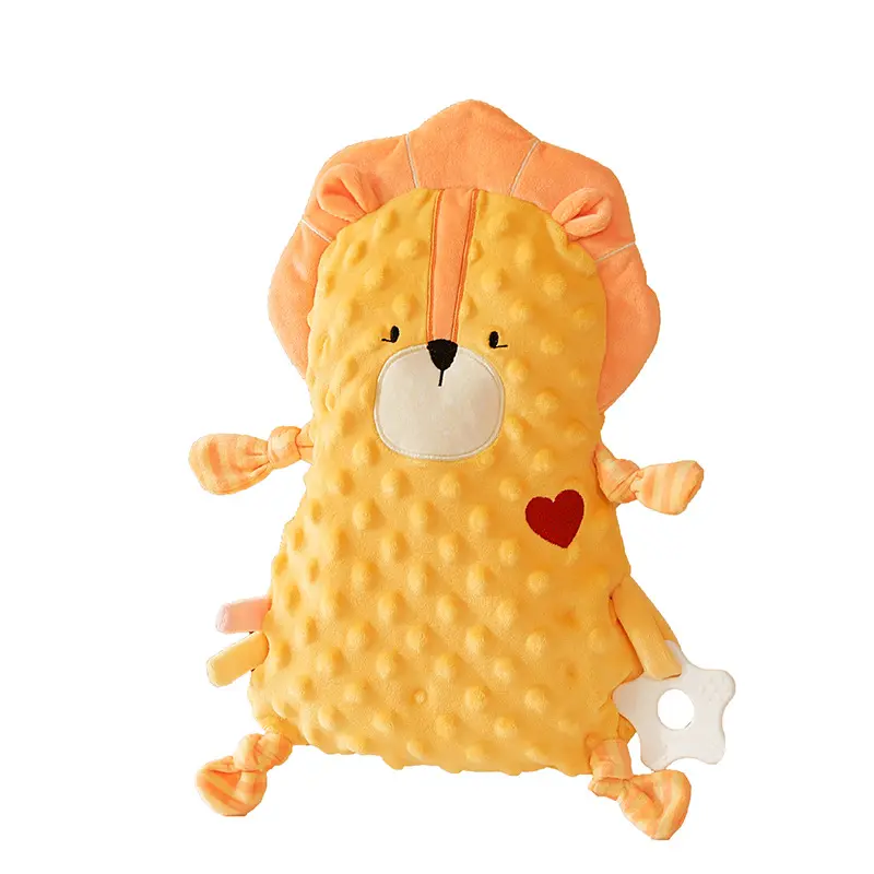 Yellow soft mini doll toys plush lion products baby toys plush gift for children