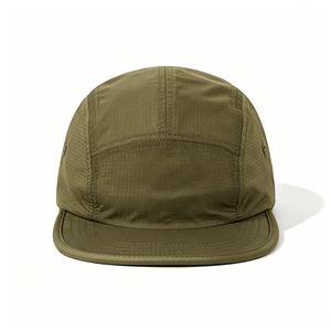 Custom OEM ODM 5-Panel Unisex Sports Camp Cap Canvas Quick Dry <b>Hat</b> Drawstring Closure Outdoor Travel Fishing Light Weight - Product Image 2