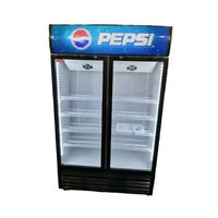Réfrigérateur à Boissons Pepsi à Prix Bas avec Porte Vitrée pour Affichage et Promotion des Boissons – Congélateur Vertical