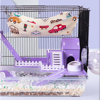 Villa de luxe à deux étages Château Hamster Cage Hamster Bouteille d'eau 12pack Hamster Nid