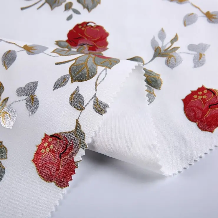 Robe de tissu de plongée personnalisable en Polyester et Spandex, imprimé fleur