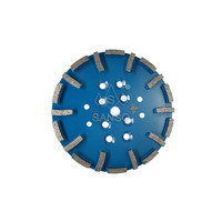 Tinggi kekerasan 10 "Diamond Grinding Cup roda beton lantai penggiling cakram | OEM/ODM alat abrasif