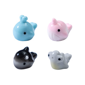 Cute Resin Marine Animal Figurines Featuring Blue Whale Aquarium Decor DIY Hanging <b>Ornaments</b> <b>Small</b> Tabletop Displays - Product Image 5