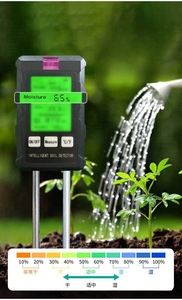 Hantehn nuovo arrivo 6 in 1 misuratore di fertilità del suolo retroilluminazione Display LCD Test metro per il giardinaggio - Product Image 4