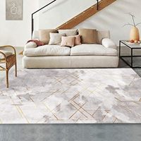 Nordique abstrait salon tapis Morden maison tapis Faux laine doux Teppich Machine antidérapant Alfombra grande surface tapis de sol