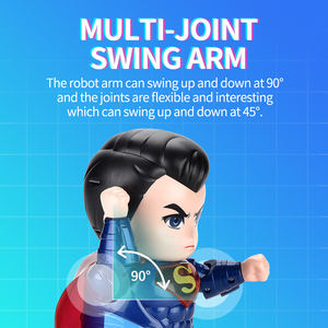 Robot de baile <span class=keywords><strong>Super</strong></span> capitán Hero para niños, juguetes electrónicos inteligentes con música, baratos, fabricantes chinos - Product Image 4