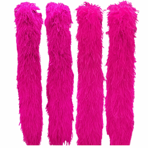 Boa de Plumas de Avestruz Naturales Amarillas para Decoración, Manualidades, Disfraces, Baile, Carnaval, Fiesta, Halloween, Venta al Por Mayor - Product Image 1