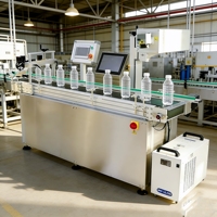 Équipement de codage laser en ligne de précision pour bouteilles rondes avec association des données en temps réel