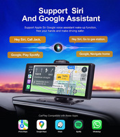 Voiture Android de 10.26 pouces pour lecteur DVD Écran vidéo multimédia portable 2K pour camion Navigation GPS Aide à l'inversion Garantie 1 an