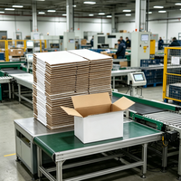 Boîtes d'emballage robustes en carton ondulé 5 plis, doublées d'éponge, personnalisables, recyclables, marron, pour expédition