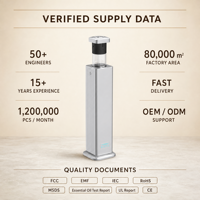 Diffuseur d'arômes sans eau commercial de grande capacité 1000 ml pour hall d'hôtel, centre commercial