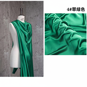 Vender como Hot Cakes vestido de tela satinada Crypto Color satén imitación seda ropa forro tela de seda - Product Image 6