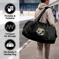 Entraîneur de maniement de bâton pliable pour hockey sur glace, équipement d'entraînement antidérapant pour contrôle du puck sur surface sèche, 5 et 7 sections