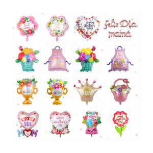 Mother's Day Gift Basket with Trophy & Heart <b>Balloons</b> Perfect for Party <b>Decorations</b> & Celebrations - Product Image 1