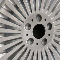 Jantes forgées de luxe pour berlines de direction exécutive, 20 rayons argentés, 18 19 20 21 22 pouces pour BMW Mercedes Audi Lexus Genesis