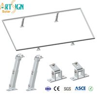 Art Sign Solar Ayarlanabilir Eğimli Montaj Sistemi Ön ve Arka Ayaklar Alüminyum Alaşımlı Kolay Kurulum Düz Çatı PV Montaj Braketleri