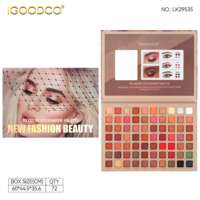 L70 Palette de fards à paupières hautement pigmentés de meilleure qualité ombre à paupières nude matte palette de fards à paupières de maquillage en gros