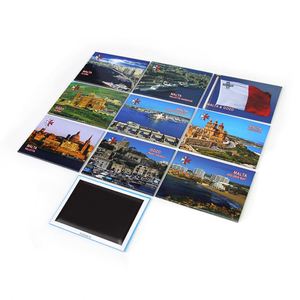 Fournitures d'impression d'aimants photo personnalisés, aimant de réfrigérateur souvenir de Malte - Product Image 2