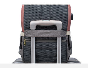 <span class=keywords><strong>Lequeen</strong></span> — <span class=keywords><strong>sac</strong></span> <span class=keywords><strong>à</strong></span> couches matelassé étanche pour enfant, <span class=keywords><strong>sac</strong></span> <span class=keywords><strong>à</strong></span> dos, pour couches-culottes, de maternité, célèbre, Mochila, pour bébé, USB, nouvelle collection - Product Image 5