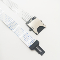 Câble d'extension de carte SD vers carte micro SD à montage sur panneau
