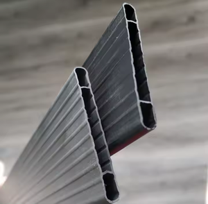 Kit d'occultation des panneaux de clôture de jardin PVC lattes rigides de confidentialité cadre métallique bande verticale 3D <span class=keywords><strong>pour</strong></span> fil d'acier à faible teneur en carbone de 2.5m - Product Image 4