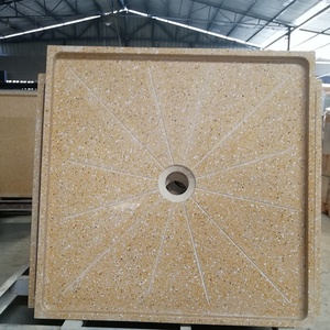 Australia Nampan Mandi Portabel Standar Amerika, Panci <span class=keywords><strong>Shower</strong></span> Dalam Kaki Cakar, Batu Buatan Marmer Dasar Pancuran Tidak Rata Melengkung - Product Image 2